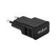 Φορτιστής τοίχου με υποδοχή 2xUSB με ένταση 2Α REBEL σε λευκό χρώμα Φορτιστής τοίχου με υποδοχή 2xUSB με ένταση 2Α REBEL σε λευκό χρώμα