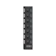 USB 3.0 Hub 7 θέσεων με διακόπτες REBEL τεχνολογία Plug & Play σε μαύρο χρώμα