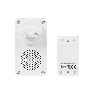 Ασύρματο Κουδούνι 1 προς 1 AC 230V KINETIC DK-11 Blow σε λευκό χρώμα με εύρος μετάδοσης έως 100m Ασύρματο Κουδούνι 1 προς 1 AC 230V KINETIC DK-11 Blow σε λευκό χρώμα με εύρος μετάδοσης έως 100m