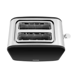 Φρυγανιέρα Teesa 850W stainless steel με 6 επίπεδα φριγανίσματος σε μαύρο χρώμα & φωτιζόμενα κουμπιά