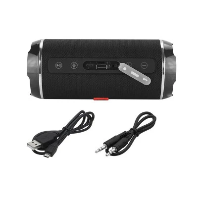 Ηχείο Bluetooth BT460 σε μαύρο χρώμα με ραδιόφωνο FM & εμβέλεια BT έως 10m
