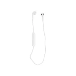 Ακουστικά Bluetooth 4.2 σε λευκό χρώμα με εύρος έως 10m & χρόνος ομιλίας / μουσικής έως 5 ώρες