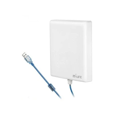 Κεραία WiFi 2,4 GHz M-Life με συχνότητα 2,4 - 2,4835 GHz με μήκος καλωδίου 5m