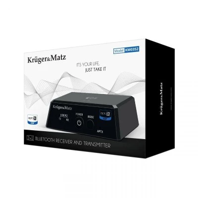 Δέκτης & πομπός AUDIO 2 σε 1 Bluetooth HiFi Kruger&Matz με εμβέλεια έως 10m