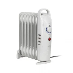 Ηλεκτρική Θερμάστρα Λαδιού TEESA 800W με 7 πτερύγια με ρυθμιζόμενο θερμοστάτη & διάσταση 130x320x380 mm 