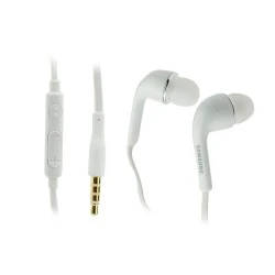 Ακουστικά ψείρες Stereo Samsung 3.5mm συνεργάζονται με S5 , i9500 Original σε λευκό χρώμα