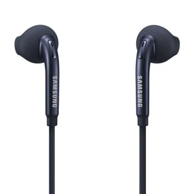  Ακουστικά με μικρόφωνο Stereo Samsung 3.5mm G920/925 συμβατά με Galaxy S6/S7 σε μαύρο χρώμα