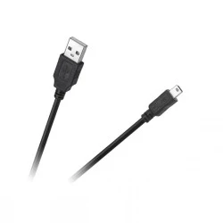 Καλώδιο USB - MiniUSB με μήκος 1.8m Cabletech σε μαύρο χρώμα Καλώδιο USB - MiniUSB με μήκος 1.8m Cabletech σε μαύρο χρώμα