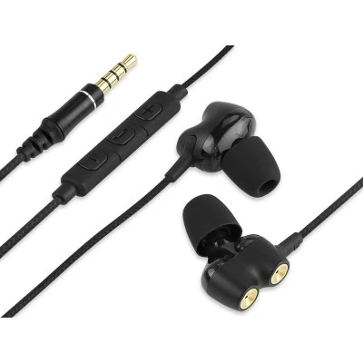 Ακουστικά ψείρες GOLD BLACK BLOW με υποδοχή jack 3.5mm σε μαύρο χρώμα με εξαιρετική ποιότητα ήχου Ακουστικά ψείρες GOLD BLACK BLOW με υποδοχή jack 3.5mm σε μαύρο χρώμα με εξαιρετική ποιότητα ήχου