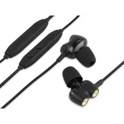 Ακουστικά Bluetooth 5.0 GOLD BLOW με εξαιρετική ποιότητα ήχου εύρος έως 10m σε μαύρο χρώμα 