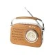 Ραδιόφωνο φορητό αναλογικό Vintage AM/FM BLOW με Bluetooth με θύρα USB & κάρτα μνήμης SD