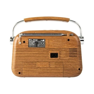 Ραδιόφωνο φορητό αναλογικό Vintage AM/FM BLOW με Bluetooth με θύρα USB & κάρτα μνήμης SD
