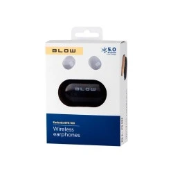 Ακουστικά ασύρματα BLOW Earbuds BTE100 σε μαύρο χρώμα με εύρος 10m
