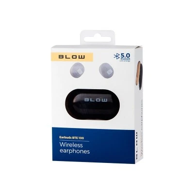 Ακουστικά ασύρματα BLOW Earbuds BTE100 σε μαύρο χρώμα με εύρος 10m Ακουστικά ασύρματα BLOW Earbuds BTE100 σε μαύρο χρώμα με εύρος 10m