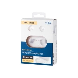 Ακουστικά ασύρματα ΒΤ BLOW Earbuds BTE100 σε λευκό χρώμα με εμβέλεια 10m