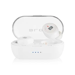 Ακουστικά ασύρματα ΒΤ BLOW Earbuds BTE100 σε λευκό χρώμα με εμβέλεια 10m