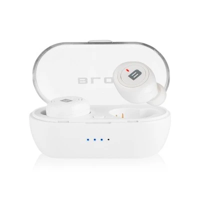 Ακουστικά ασύρματα ΒΤ BLOW Earbuds BTE100 σε λευκό χρώμα με εμβέλεια 10m