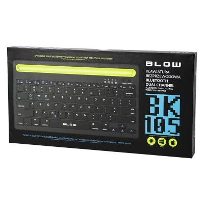 Bluetooth πληκτρολόγιο BLOW  με ειδικά σχεδιασμένη μοναδική βάση tablet ή smartphone ακτίνα 8-10m