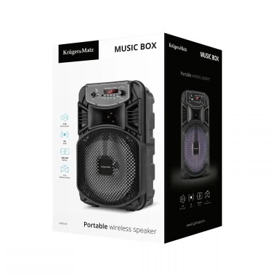 Φορητό ηχείο Bluetooth 10W Kruger&Matz Music Box με υποδοχή μικροφώνου ,AUX & Micro USB Φορητό ηχείο Bluetooth 10W Kruger&Matz Music Box με υποδοχή μικροφώνου ,AUX & Micro USB