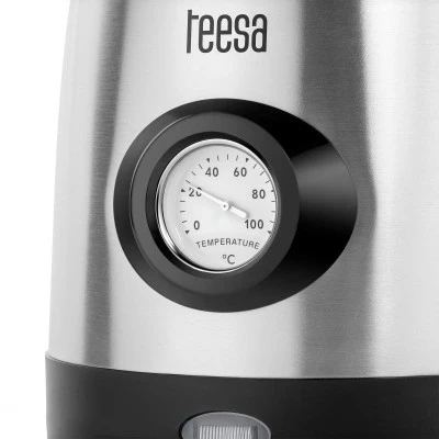 Ηλεκτρικός Βραστήρας TEESA με χωητικότητα 1,7L με δείκτη θερμοκρασίας νερού περιστρεφόμενη 360 °