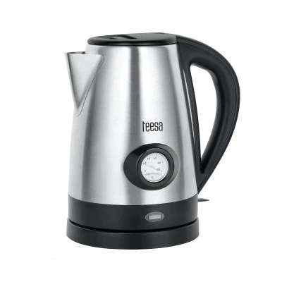Ηλεκτρικός Βραστήρας TEESA με χωητικότητα 1,7L με δείκτη θερμοκρασίας νερού περιστρεφόμενη 360 °