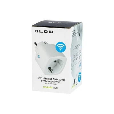 Smart πρίζα schuko WiFi BLOW 16Α 3600W με εφαρμογή για Android και iOS λευκό χρώμα Smart πρίζα schuko WiFi BLOW 16Α 3600W με εφαρμογή για Android και iOS λευκό χρώμα