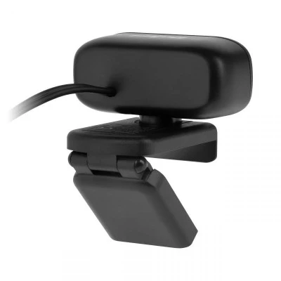 Webcam με ανάλυση εικόνας HD 720p REBEL Comp & ενσωματωμένο στερεοφωνικό μικρόφωνο μαύρο χρώμα 