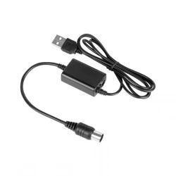 Κεραία με ενισχυτή εσωτερικού χώρου CABLETECH  170-790 MHz με μήκος καλωδίου 2m σε μαύρο χρώμα 