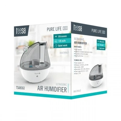 Ultrasonic υγραντήρας αέρα 12W PURE LIFE H30 με ρύθμιση παραγωγής ατμού & χωρητικότητα δεξαμενής 1.5L