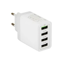 Φορτιστής με υποδοχή 4xUSB QC3.0 30W BLOW με μοντέρνο σχεδιασμό & προστασία από υπερτάσεις