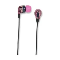 Ακουστικά ψείρες Manhattan in-ear με απομόνωση θορύβου σε ροζ χρώμα με βύσμα Jack 3.5mm