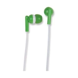Ακουστικά ψείρες Manhattan in-ear πράσινα με μαξιλαράκια σιλικόνης για άνετη εφαρμογή