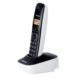 Ασύρματο Τηλέφωνο Panasonic KX-TG1611GRW σε μαύρο-λευκό χρώμα με αναγνώριση κλήσης 