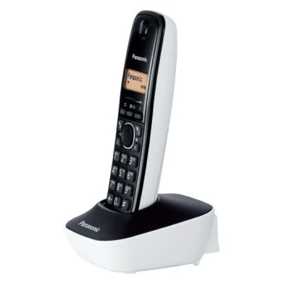 Ασύρματο Τηλέφωνο Panasonic KX-TG1611GRW σε μαύρο-λευκό χρώμα με αναγνώριση κλήσης 