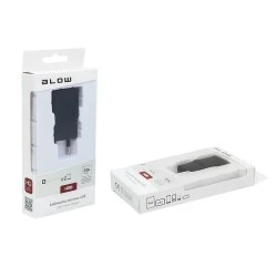 Φορτιστής τοίχου USB 2.1A 220V σε μαύρο χρώμα με προστασία από υπέρταση 