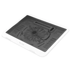 Βάση με ανεμιστήρα για Laptop σε λευκό χρώμα με διάμετρο βάσης 330x250x27mm