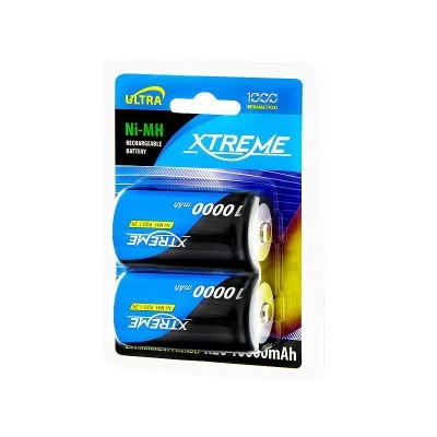 Επαναφορτιζόμενες Μπαταρίες NiMH R20 (D) 10000mAh Επαναφορτιζόμενες Μπαταρίες NiMH R20 (D) 10000mAh