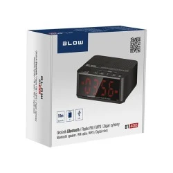 Bluetooth Ραδιόφωνο-Ρολόι BLOW υποδοχή micro USB στην υποδοχή 3.5mm και USB με ξυπνητήρι