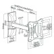 Βάση τηλεόρασης για οθόνη 13-27" 15Kg Cabletech ρυθμιζόμενη σε μαύρο χρώμα Βάση τηλεόρασης για οθόνη 13-27" 15Kg Cabletech ρυθμιζόμενη σε μαύρο χρώμα