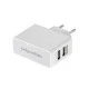 Φορτιστής 2 x USB 2.1A & 1A με καλώδιο microUSB Kruger&Matz γρήγορη φόρτιση Φορτιστής 2 x USB 2.1A & 1A με καλώδιο microUSB Kruger&Matz γρήγορη φόρτιση