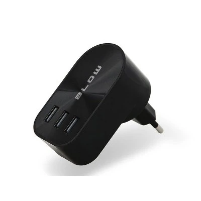 Φορτιστής IQ Chip 3x USB 4.8 συμβατό με την Apple, Samsung, Sony, LG  με προστασία από υπέρταση