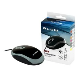 Οπτικό ποντίκι BLOW MP-20 με σύνδεση USB μαύρο με γκρι φινίρισμα 1000DPI