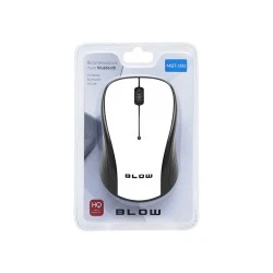 Ποντίκι Bluetooth BLOW MBT-100 ασύρματο με εύρος έως 10m σε λευκό χρώμα με 3 κουμπιά