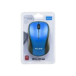 Ποντίκι Bluetooth BLOW MBT-100 ασύρματο 1000 / 1200 / 1600 DPI σε μαύρο - μπλε χρώμα 