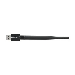 Edision WiFi USB αντάπτορας δικτύου EDI-Mega με ταχύτητα έως150Mbps μαύρο χρώμα