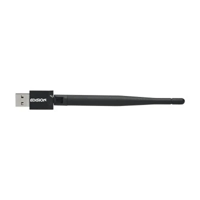 Edision WiFi USB αντάπτορας δικτύου EDI-Mega με ταχύτητα έως150Mbps μαύρο χρώμα Edision WiFi USB αντάπτορας δικτύου EDI-Mega με ταχύτητα έως150Mbps μαύρο χρώμα