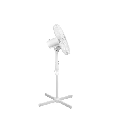 Ανεμιστήρας TEESA 45W 17"/43cm με 3 ταχύτητες με ρυθμιζόμενο ύψος σε λευκό χρώμα 