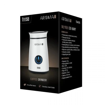Μύλος άλεσης καφέ TEESA AROMA G50 με μαχαίρι φτερωτό από ανοξείδωτο χάλυβα 