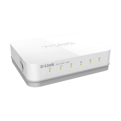  Ethernet Switch 5 θυρών D-Link GO-SW-5G Gigabit ταχύτητα 1000Mbps 5V 1A 97x79x28mm