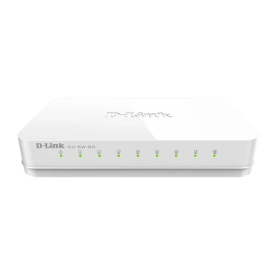 Ethernet Switch 8 θυρών D-Link GO-SW-8G Gigabit ταχύτητα 1000Mbps αθόρυβη & αξιόπιστη λειτουργία